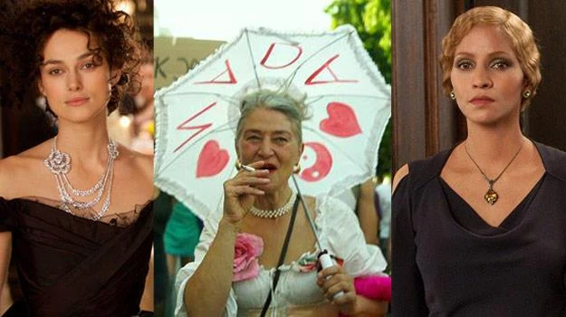 Keira Knightley (L), Halle Berry (P) i jedna z bohaterek filmu "Fuck for Forest" Keira Knightley (L), Halle Berry (P) i jedna z bohaterek filmu "Fuck for Forest"