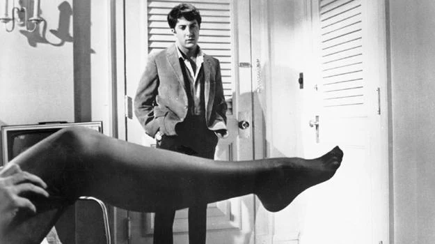 Dustin Hoffman w scenie z filmu "Absolwent" Dustin Hoffman w scenie z filmu "Absolwent"