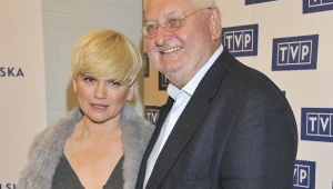 Katarzyna Figura i Janusz Zaorski na pokazie zrekonstruwaonego cyfrowo "Szczęśliwego Nowego Jorku".