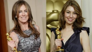 Kathryn Bigelow (L) - jedyna w historii reżyserka z Oscarem, Sofię Coppolę nagrodzono za scenariusz.