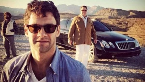 Zach Galifianakis, Justin Bartha i John Goodman na planie filmu "Kac Vegas 3"