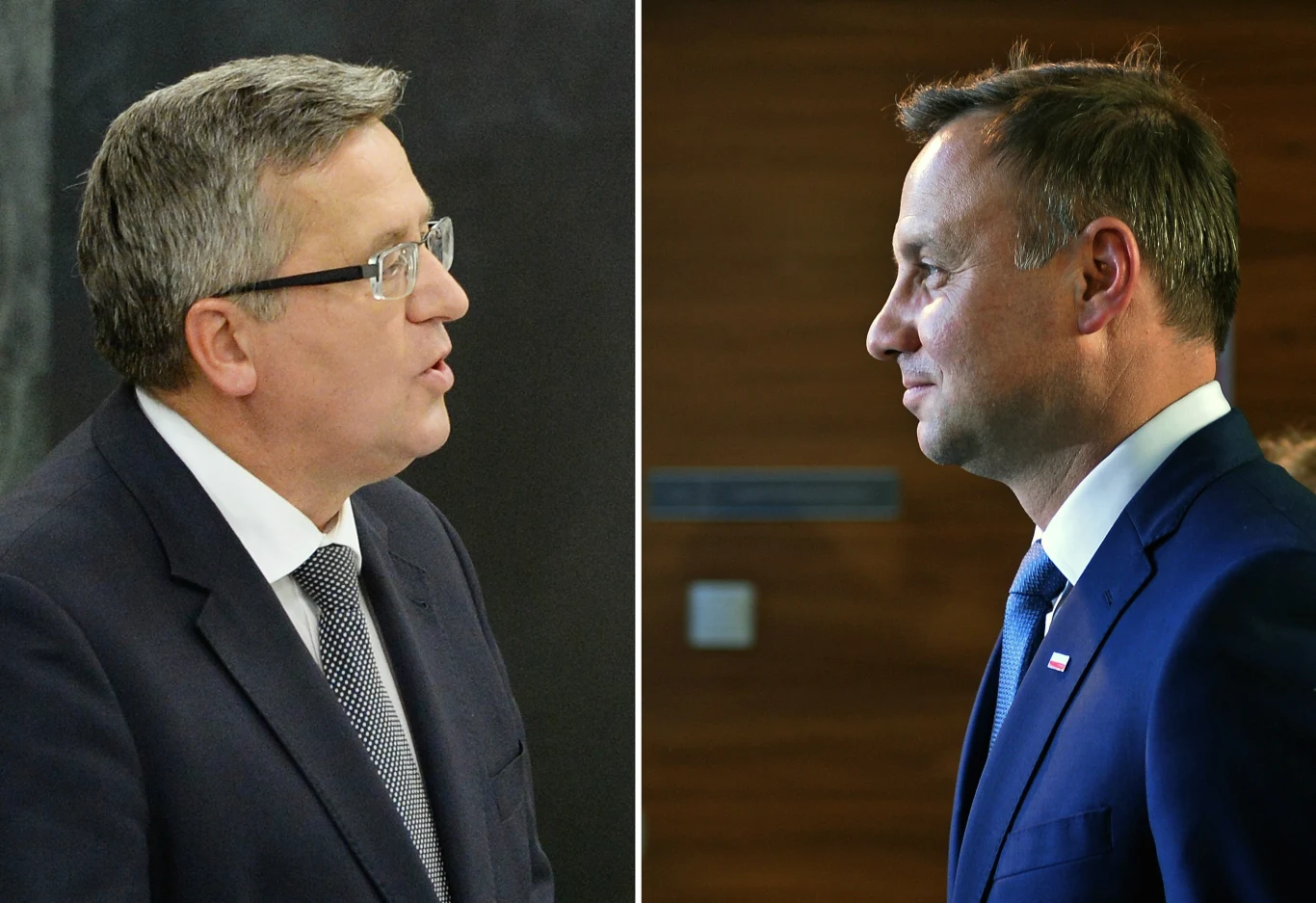 Bronisław Komorwoski i Andrzej Duda