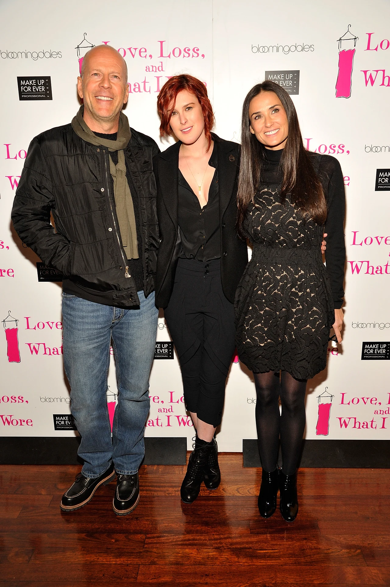 Rumer Willis z rodzicami Rumer Willis z rodzicami