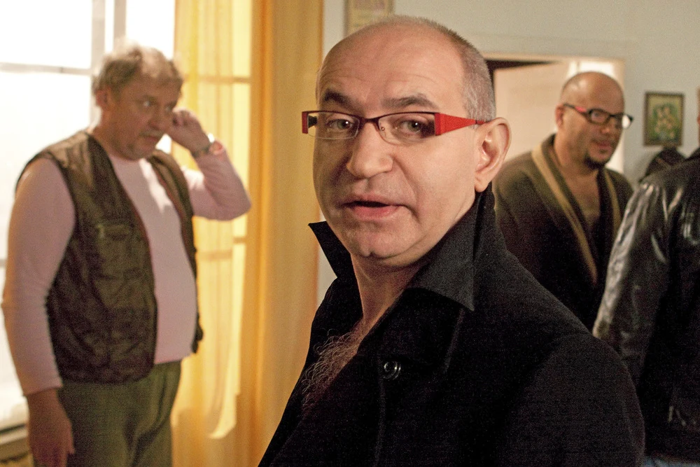Krzysztof Dracz na planie "Kiepskich" Krzysztof Dracz na planie "Kiepskich"