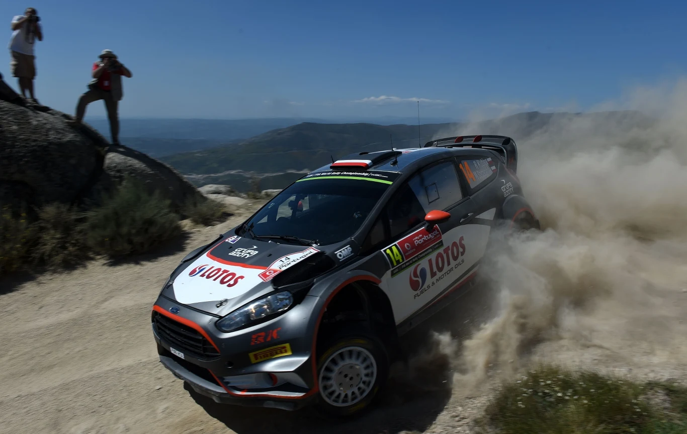 Robert Kubica na odcinku w Marao Robert Kubica na odcinku w Marao