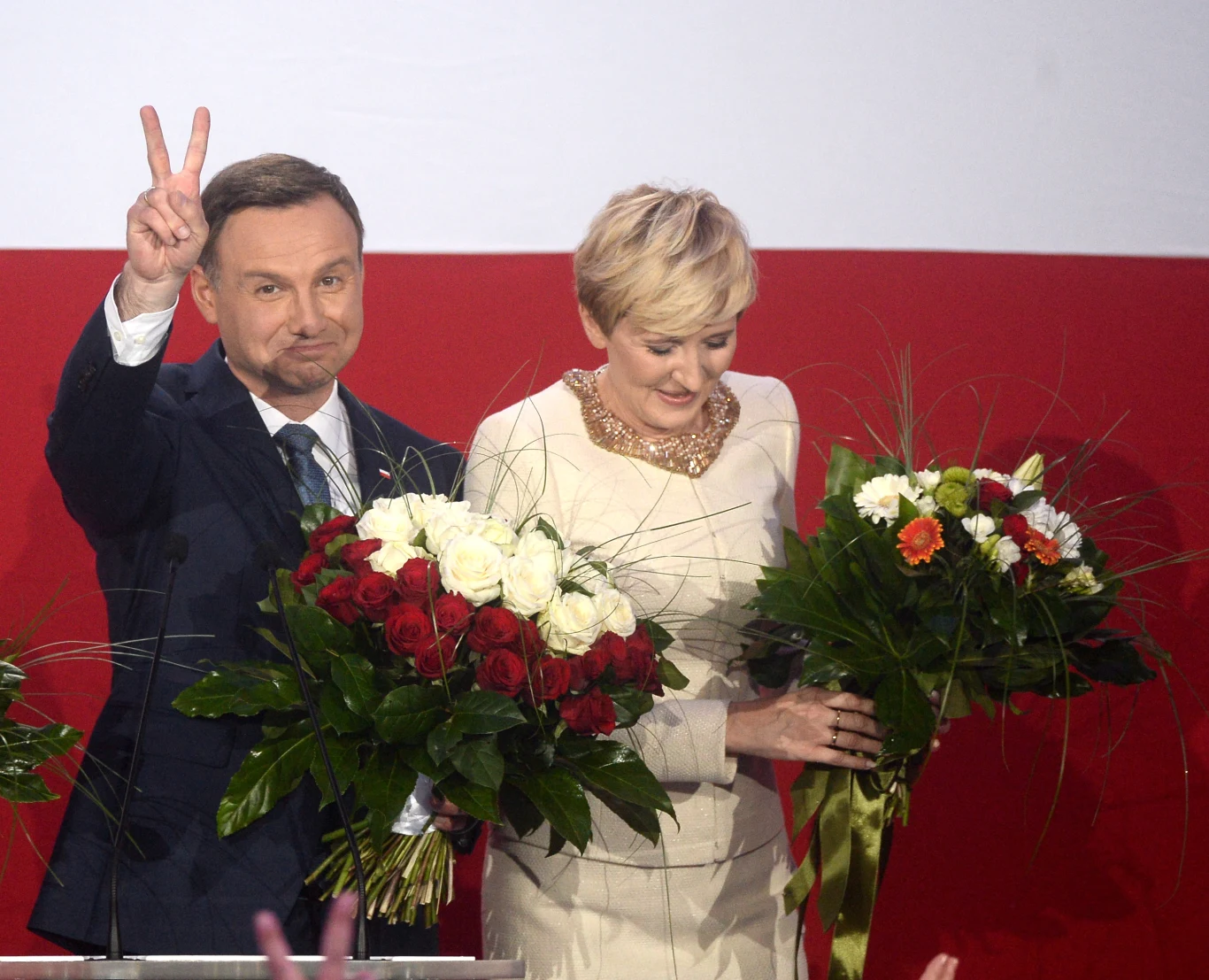 Wieczór wyborczy w sztabie Andrzeja Dudy