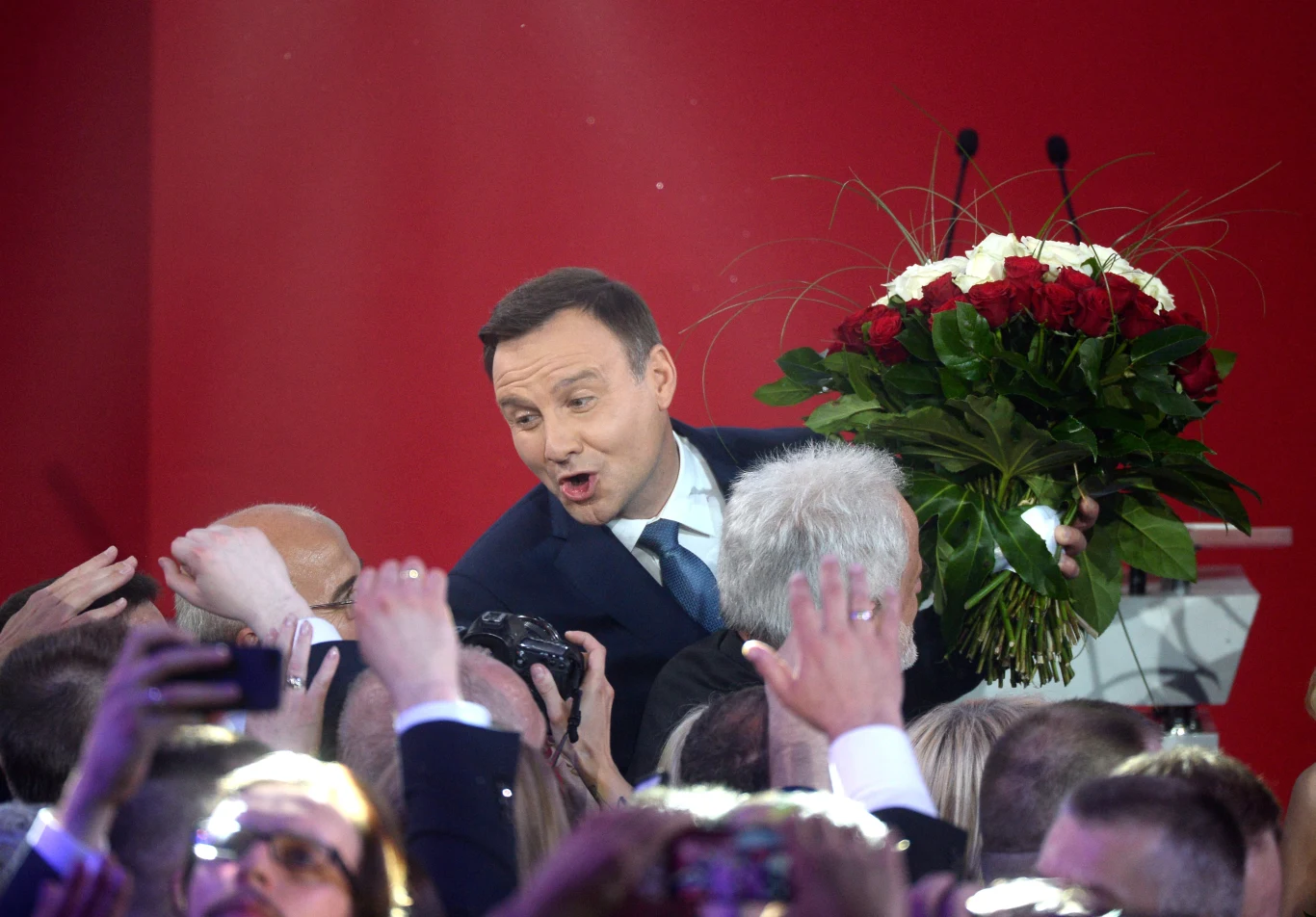Wieczór wyborczy w sztabie Andrzeja Dudy