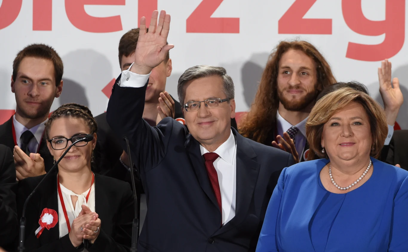 Wieczór wyborczy w sztabie Bronisława Komorowskiego