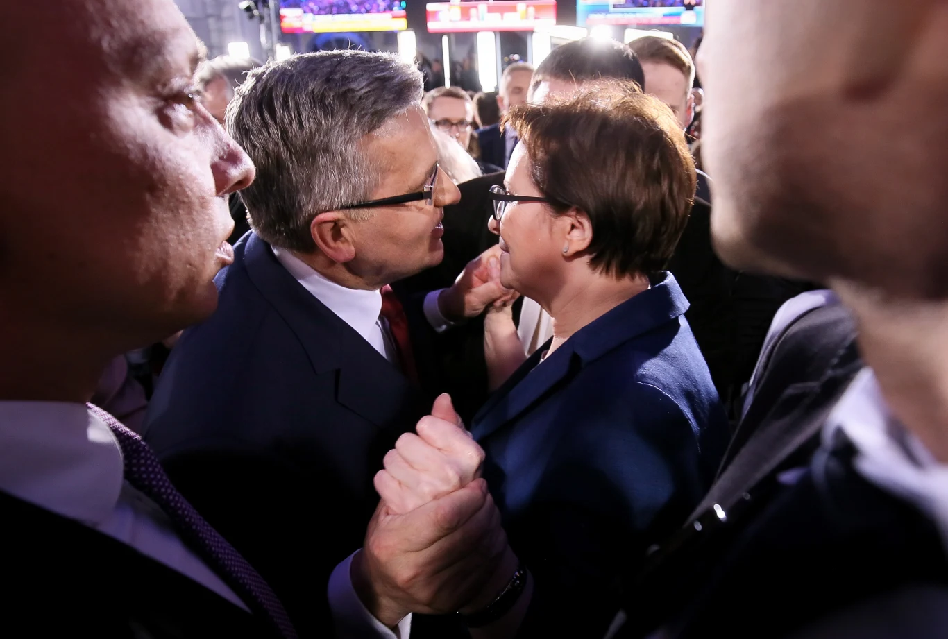 Wieczór wyborczy w sztabie Bronisława Komorowskiego