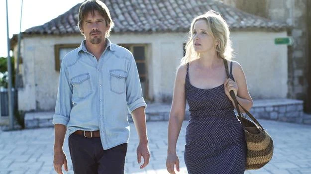 Ethan Hawke i Julie Delpy w scenie z filmu "Przed północą" Ethan Hawke i Julie Delpy w scenie z filmu "Przed północą"