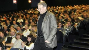 Ryszard Bugajski podczas marcowej premiery "Układu zamkniętego" w Gdyni - fot. P.Świderski