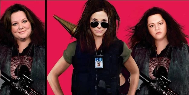 Po prawej - Melissa McCarthy po kuracji wyszczuplającej; po lewej - tak wygląda w rzeczywistości Po prawej - Melissa McCarthy po kuracji wyszczuplającej; po lewej - tak wygląda w rzeczywistości