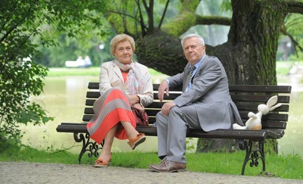 Teresa Lipowska i Włodzimierz Matuszak w Nałęczowie, na planie serialu "M jak miłość" Teresa Lipowska i Włodzimierz Matuszak w Nałęczowie, na planie serialu "M jak miłość"