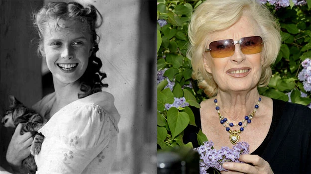 Beata Tyszkiewicz w filmowym debiucie (L) i dzisiaj - fot. AKPA Beata Tyszkiewicz w filmowym debiucie (L) i dzisiaj - fot. AKPA