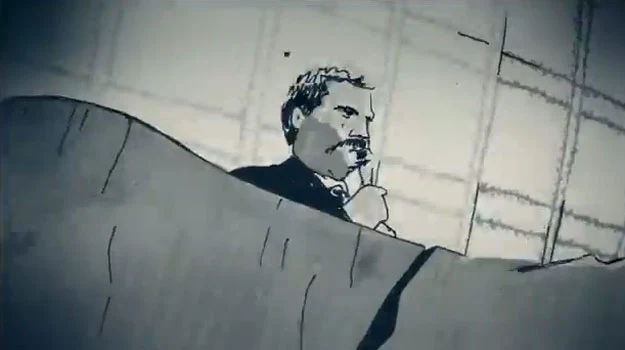 Lech Wałęsa w animowanym teledysku promującym film Andrzeja Wajdy. Lech Wałęsa w animowanym teledysku promującym film Andrzeja Wajdy.
