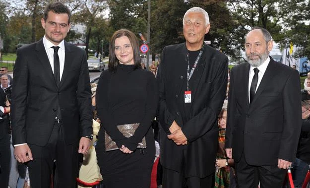 Antoni Pawlicki, Jowita Budnik, Krzysztof Krauze, Zbigniew Waleryś w Gdyni Antoni Pawlicki, Jowita Budnik, Krzysztof Krauze, Zbigniew Waleryś w Gdyni