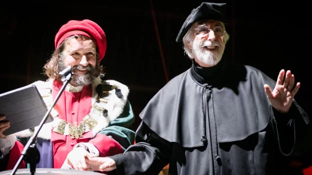 Rektorz Szkoły Filmowej Mariusz Grzegorzek (L) i Michael Haneke (P) - fot. Michał Tuliński Rektorz Szkoły Filmowej Mariusz Grzegorzek (L) i Michael Haneke (P) - fot. Michał Tuliński