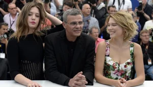 Adele Exarchopoulos, Abdellatif Kechiche i Lea Seydoux na festiwalu w Cannes 2013