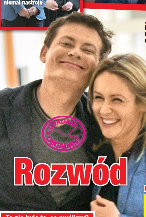 Małgorzata Ohme z mężem podczas sprawy rozwodowej Małgorzata Ohme z mężem podczas sprawy rozwodowej