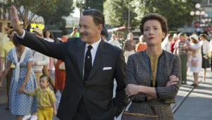 Tom Hanks jako Walt Disney, Enmma Thompson w roli autorki powieści "Mary Poppins" - fot. Disney