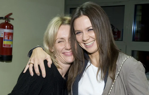 Małgorzata Ohme ze swoją psiapsiółką Kingą