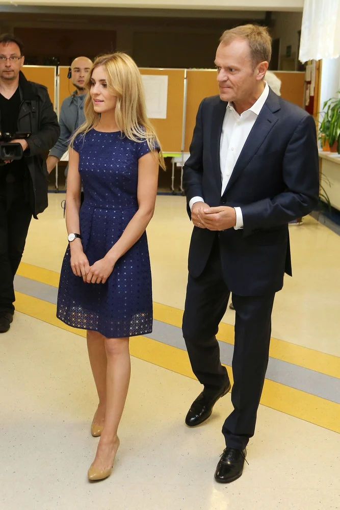 Kasia Tusk z rodzicami Kasia Tusk z rodzicami