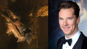 Smaug i Benedict Cumberbatch: Znajdź różnice... - fot. mat. dystrybutora /  Mark Davis