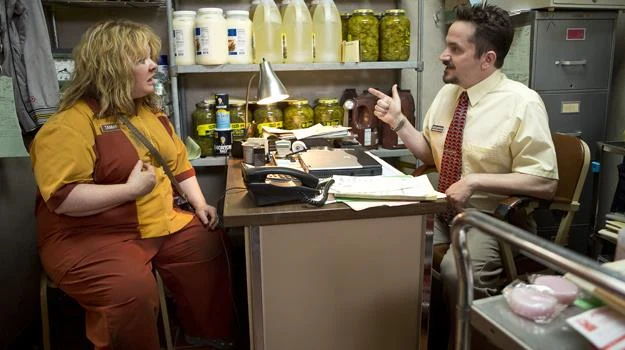 Melissa McCarthy jako tytułowa "Tammy" w filmie swojego męża, Bena Falcone Melissa McCarthy jako tytułowa "Tammy" w filmie swojego męża, Bena Falcone