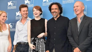 Gwiazdy i reżyser filmu "Birdman", który otworzył festiwal w Wenecji / fot. Pascal Le Segretain