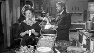 Jadwiga Barańska i Jerzy Bińczycki w filmie "Noce i dnie"