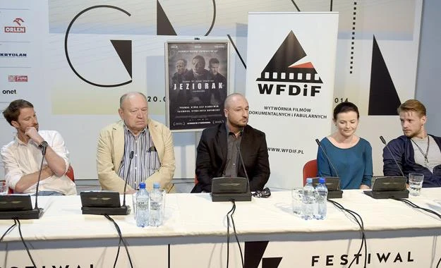 Łukasz Gutt, Włodzimierz Niderhaus, Michał Otłowski, Jowita Budnik, Sebastian Fabijański w Gdyni Łukasz Gutt, Włodzimierz Niderhaus, Michał Otłowski, Jowita Budnik, Sebastian Fabijański w Gdyni