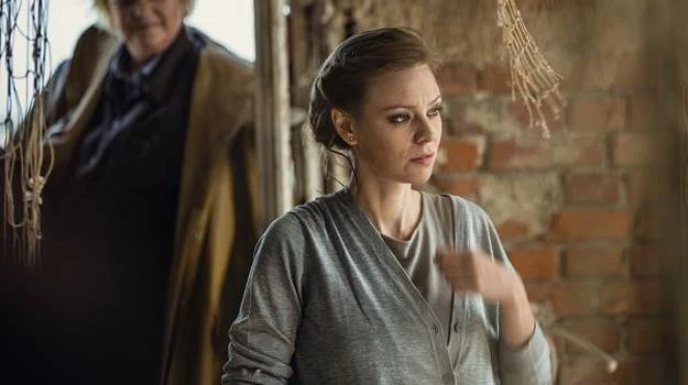 Magdalena Boczarska na planie serialu "Zbrodnia" Magdalena Boczarska na planie serialu "Zbrodnia"