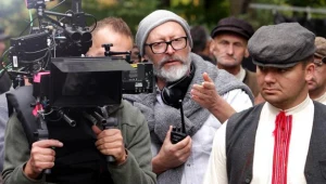 Wojciech Smarzowski na planie filmu "Wołyń", fot. Krzysztof Wiktor - Film it