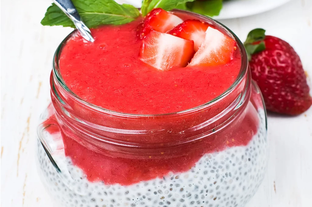 Pudding chia z owocami Pudding chia z owocami