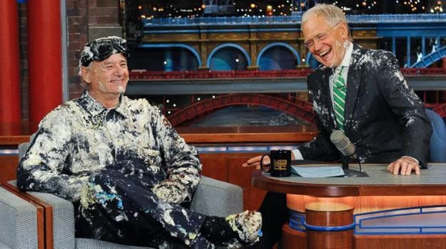 Jedyni i niepowtarzalni: Bill Murray i David Letterman. Jedyni i niepowtarzalni: Bill Murray i David Letterman.