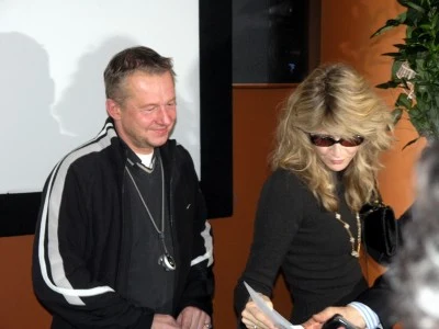 Bogusław Linda i Laura Dern