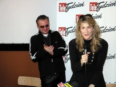 Bogusław Linda i Laura Dern