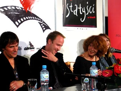 Bartosz Opania - konferencja filmu "Statyści"