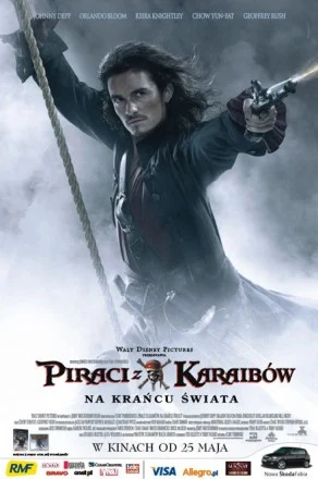 "Piraci z Karaibów. Na krańcu świata", trzecia część przebojowej produkcji z udziałem Johnny'ego Deppa, Orlando Blooma i Keiry Knightley, od 25 maja 2007 na ekranach polskich kin!