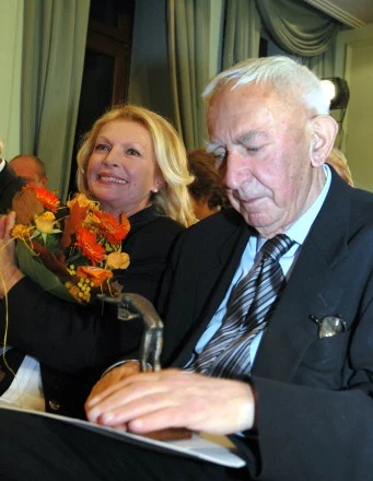 Ewa Wiśniewska i Gustaw Holoubek, fot. Marek Ulatowski