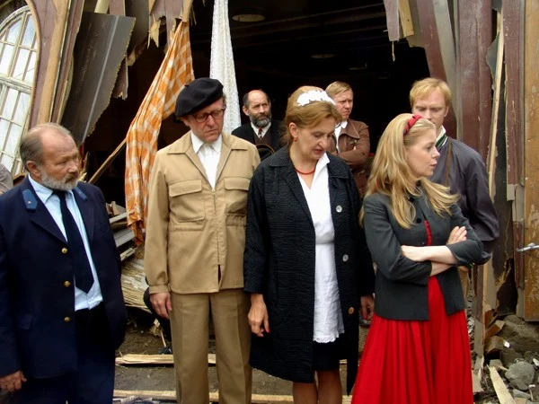 Czescy aktorzy "Operacji <i>Dunaj</i>: Rudolf Hrusinsky, Jaroslav Dusek, Eva Holubova i Monika Zoubkova