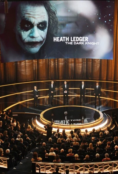 Heath Ledger jako Joker w filmie "Mroczny rycerz"