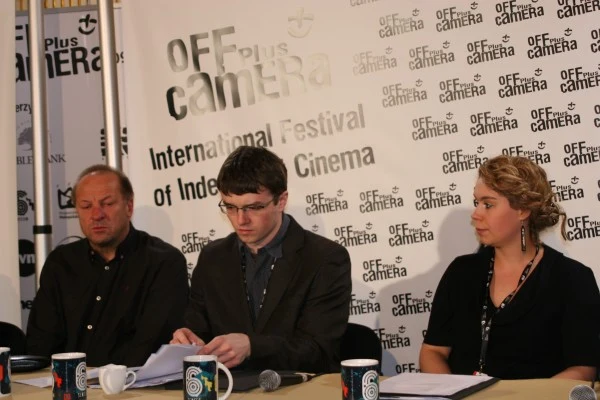 Szymon Miszczak - dyrektor festiwalu oraz Anna Trzebiatowska - dyrektor programowa