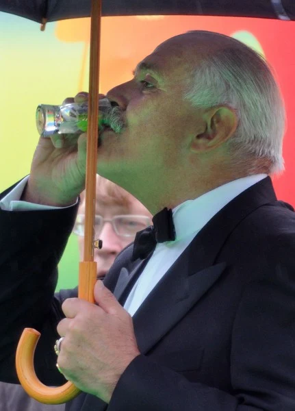 Gospodarz imprezy - Nikita Michałkow