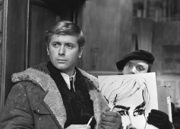 Jako Michał Słowiński w "Stajni na Salwatorze" Pawła Komorowskiego (1967) Jako Michał Słowiński w "Stajni na Salwatorze" Pawła Komorowskiego (1967)