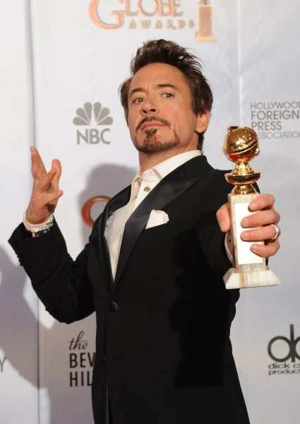 Robert Downey Jr - Najlepszy aktor w komedii lub musicalu ("Sherlock Holmes") / fot. Kevin Winter