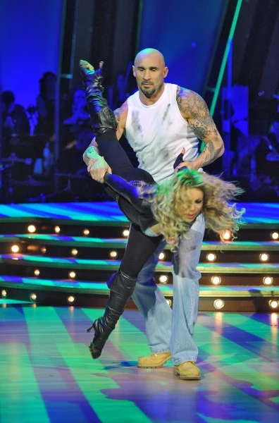 Izabela Janachowska i Przemysław Saleta / fot. Andras Szailagyi