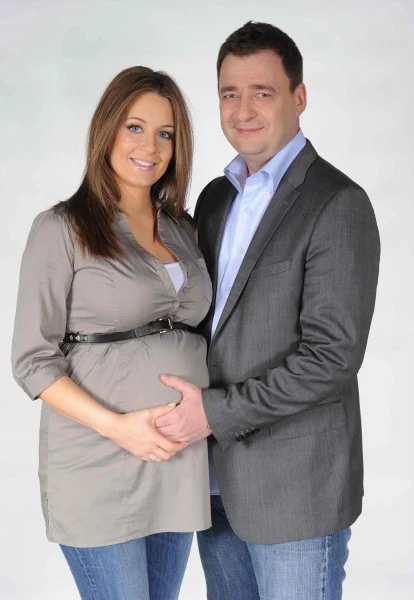 Jacek Rozenek z żoną Małgorzatą