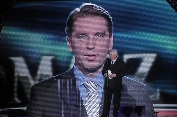 Tomasz Lis - Najwyżej Ceniony Komentator lub Publicysta - niestety nie mógł być obecny na gali