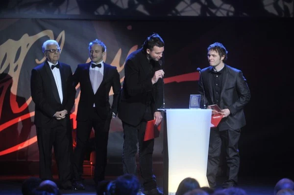 Tomasz Schuchardt, Wojciech Zieliński, Borys Szyc, Andrzej Łapicki, fot. Jacek Kurnikowski